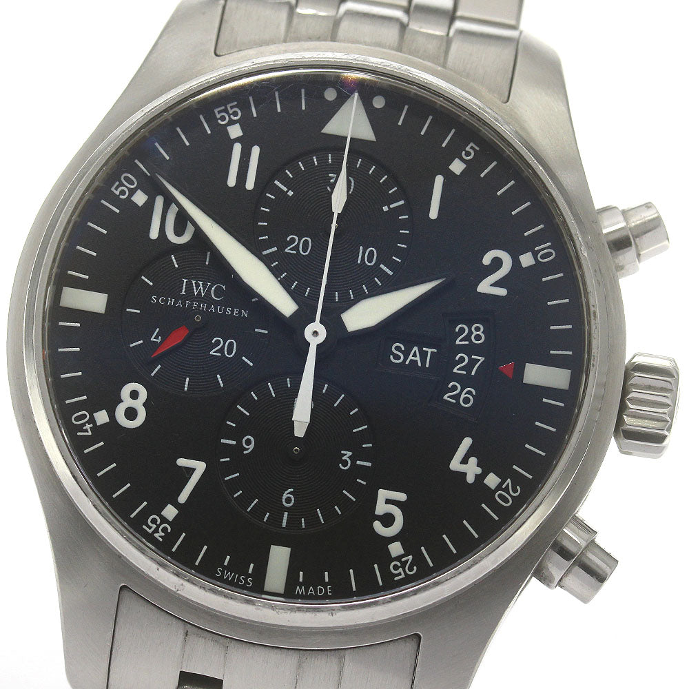 IWC SCHAFFHAUSEN Pilot watch IW377704 Chronograph Automatic Men's Watch_867412