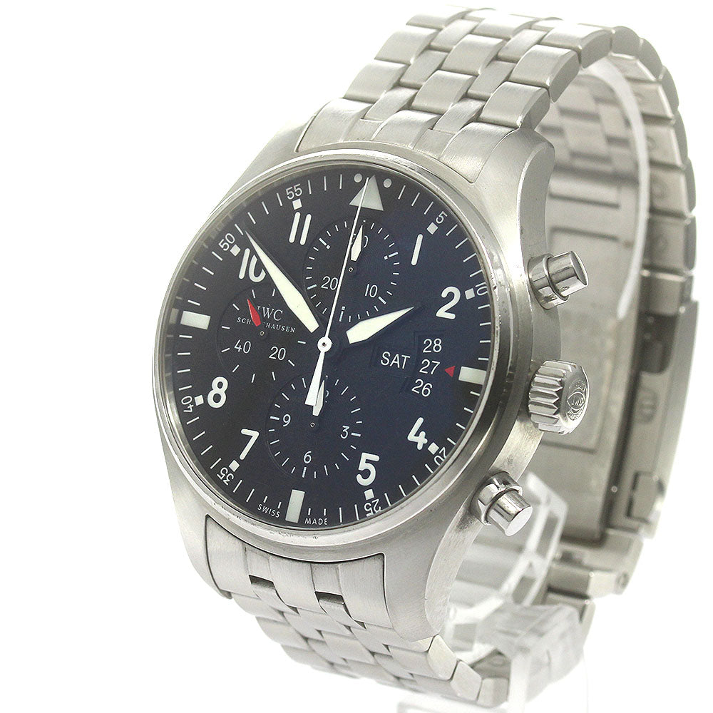 IWC SCHAFFHAUSEN Pilot watch IW377704 Chronograph Automatic Men's Watch_867412