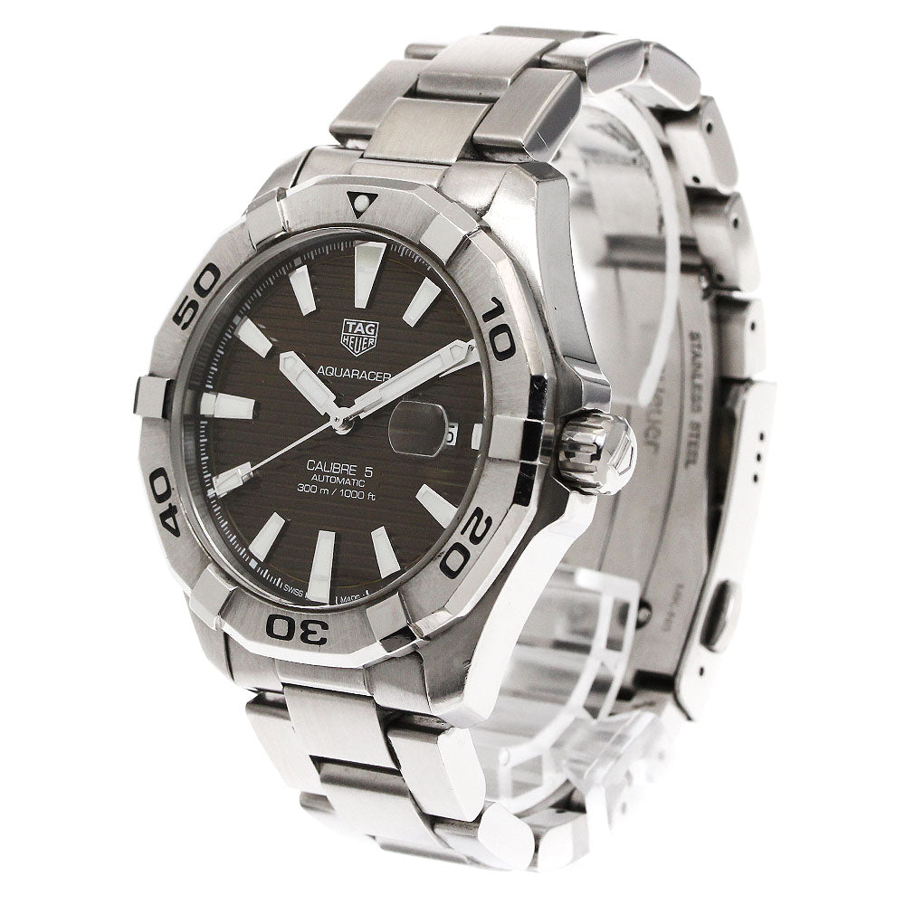 TAG HEUER Aqua racer WAY2018 Caliber 5 Brown Dial Automatic Men's Watch_867416