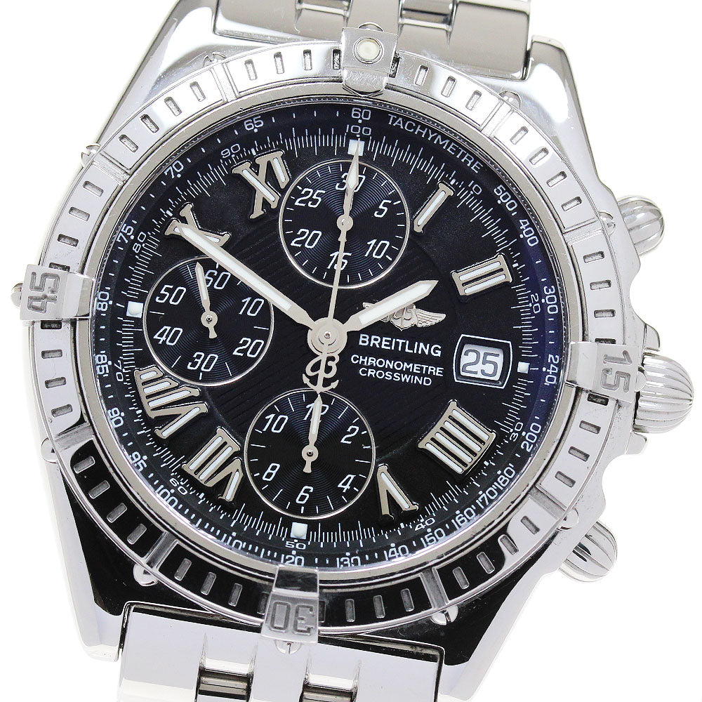 BREITLING Crosswind A13355 Chronograph Date black Dial Automatic Men's_867417