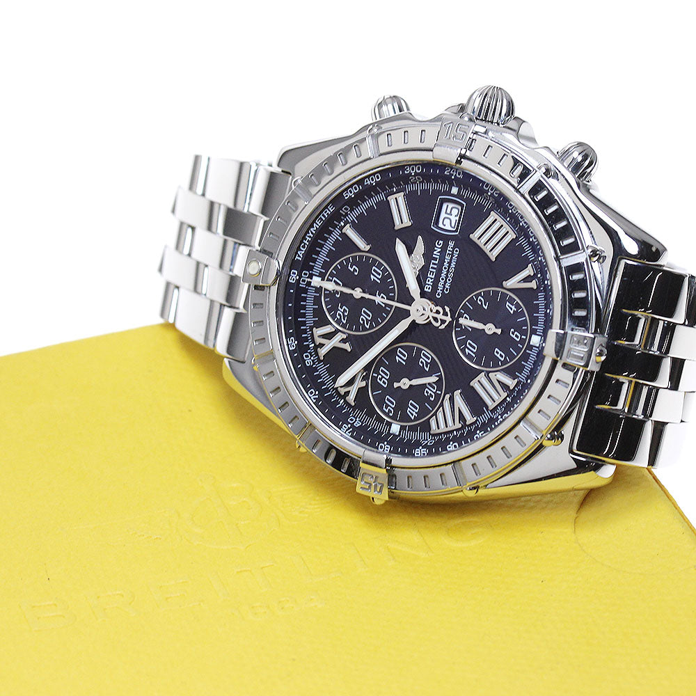 BREITLING Crosswind A13355 Chronograph Date black Dial Automatic Men's_867417