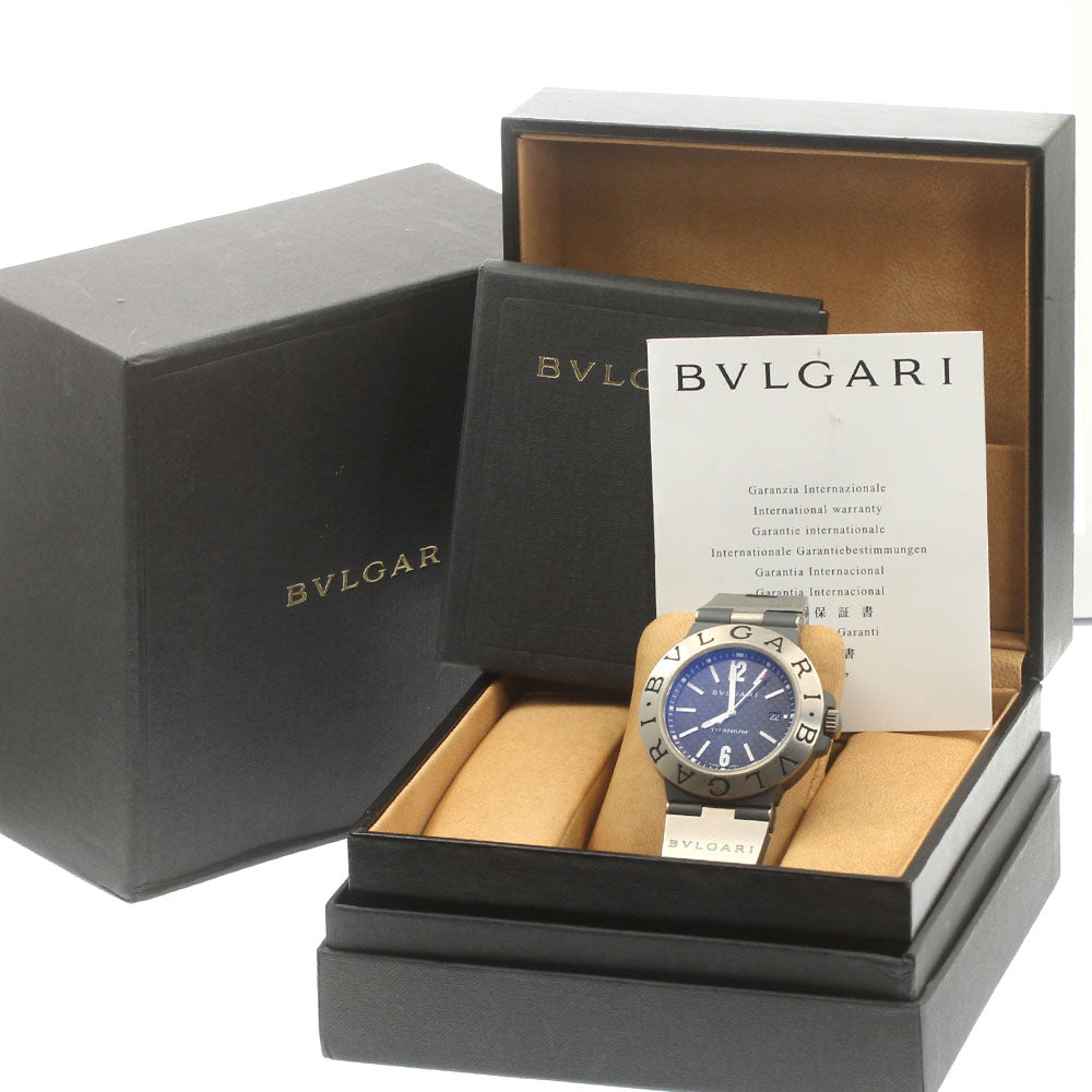 BVLGARI Diagono Titanium TI44TA Date black Dial Automatic Men's Watch_867426