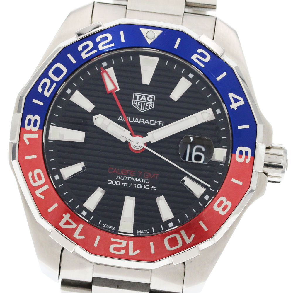TAG HEUER Aqua racer WAY201F.BA0927 GMT black Dial Automatic Men's Watch_867452