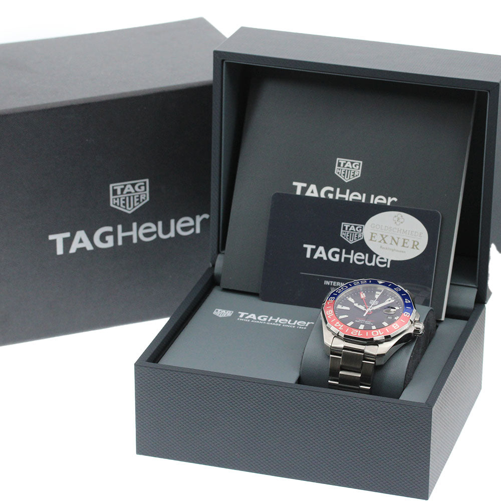 TAG HEUER Aqua racer WAY201F.BA0927 GMT black Dial Automatic Men's Watch_867452