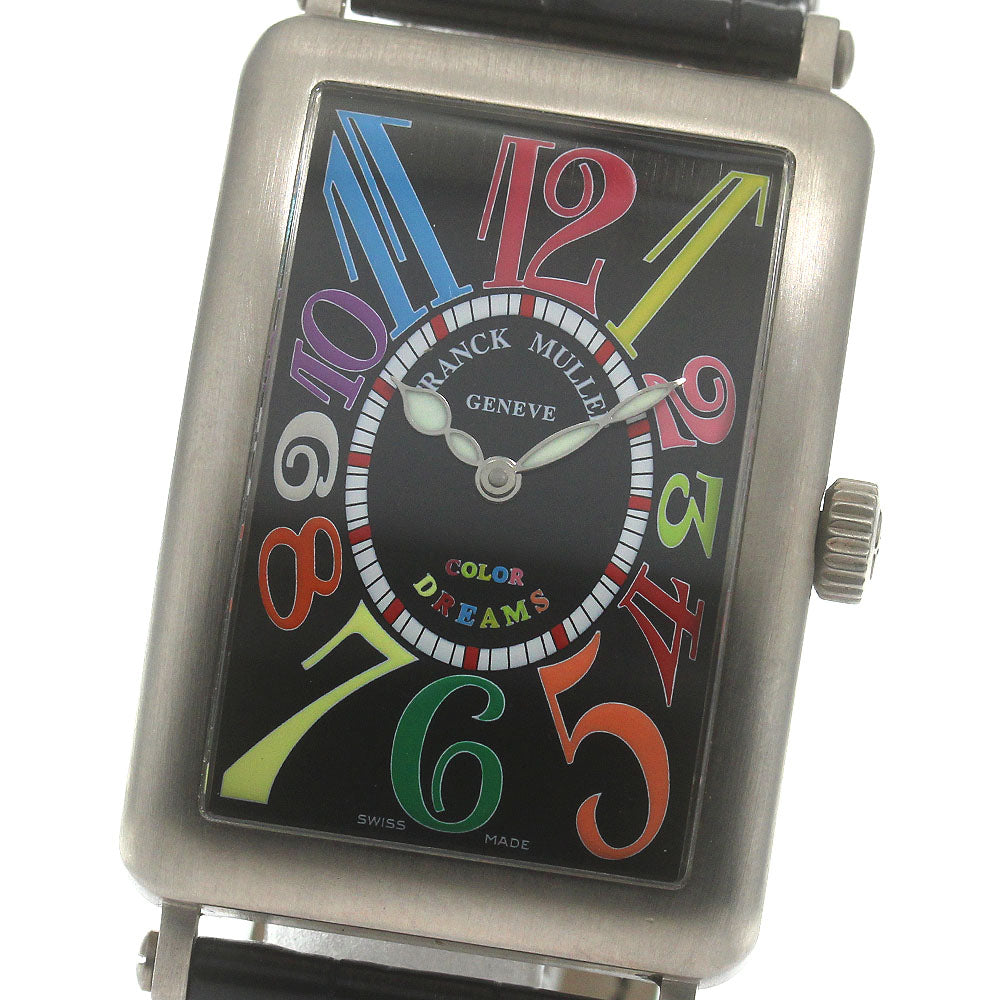 FRANCK MULLER Long Island Color Dream 1000SCBR K18WG Black / multicolor Dial Automatic Men's Watch_867455