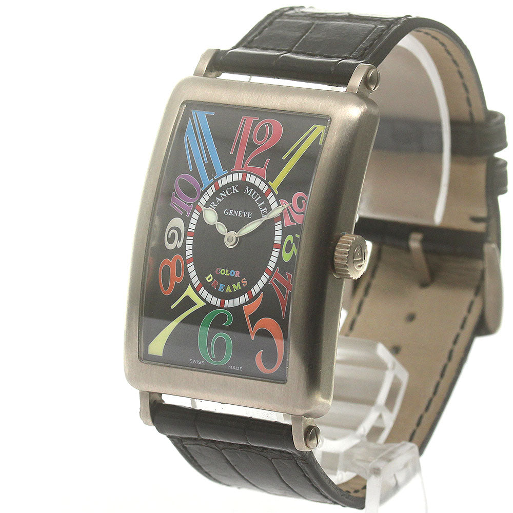 FRANCK MULLER Long Island Color Dream 1000SCBR K18WG Black / multicolor Dial Automatic Men's Watch_867455