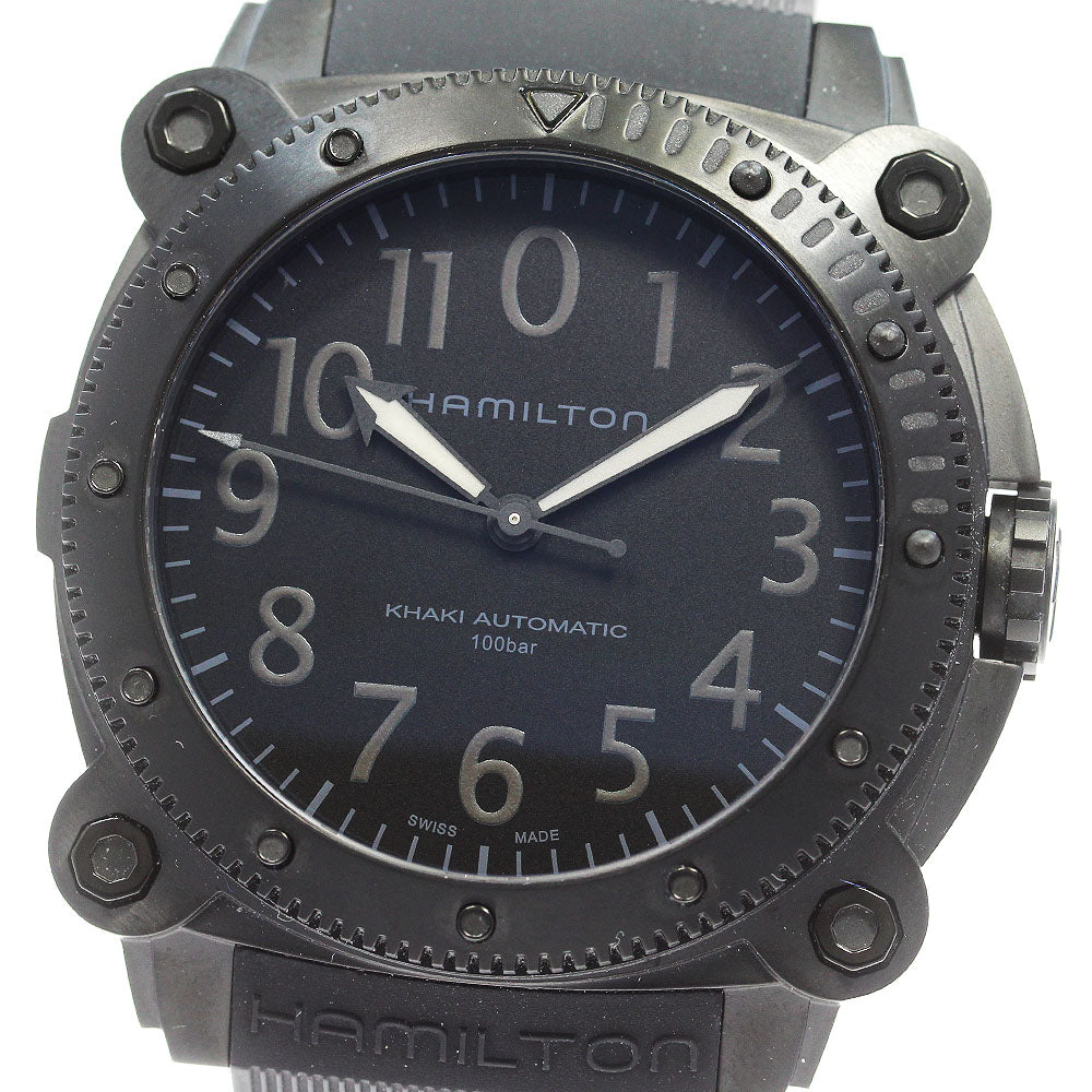 HAMILTON Khaki Below Zero H785050 black Dial Automatic Men's Watch_867461