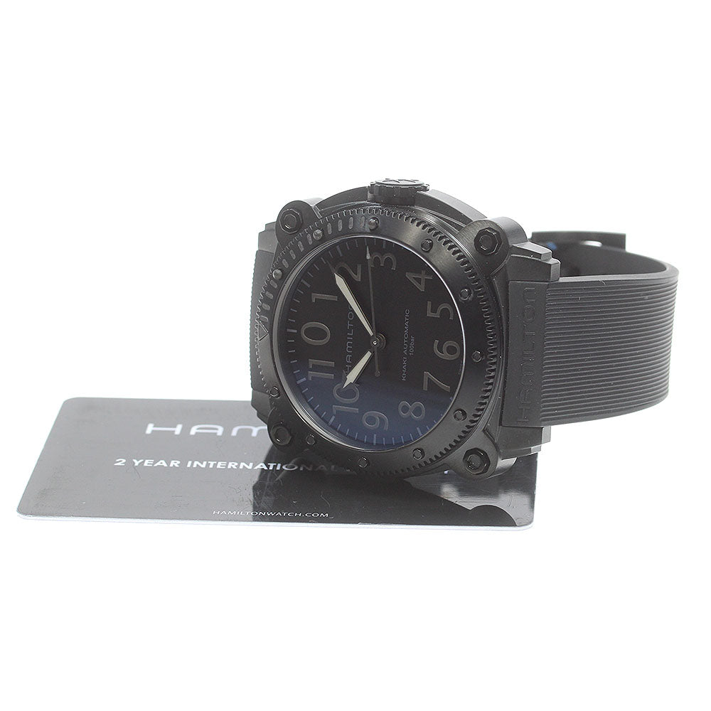 HAMILTON Khaki Below Zero H785050 black Dial Automatic Men's Watch_867461