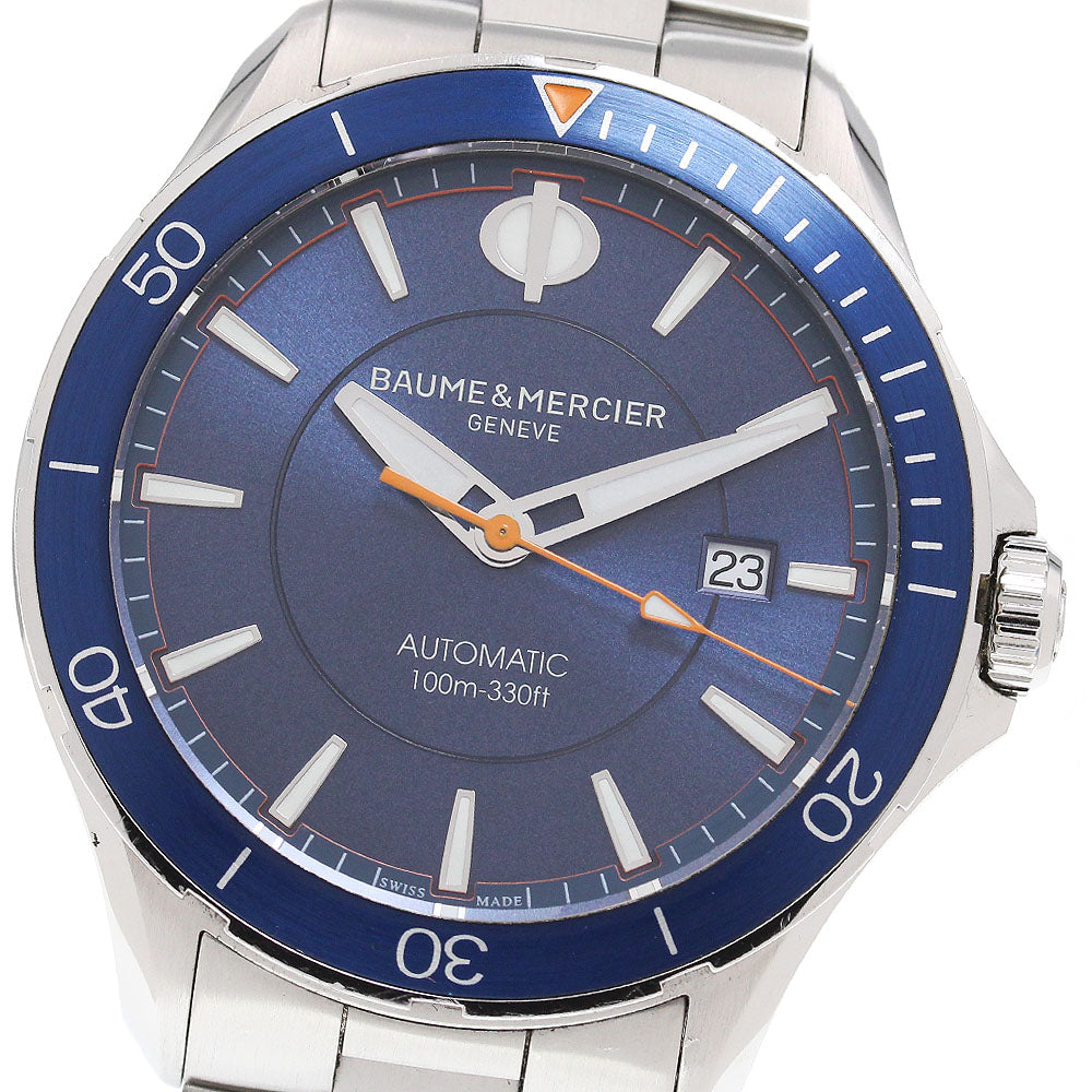 Baume & Mercier Clifton 65833 Date blue Dial Automatic Men's Watch_867487