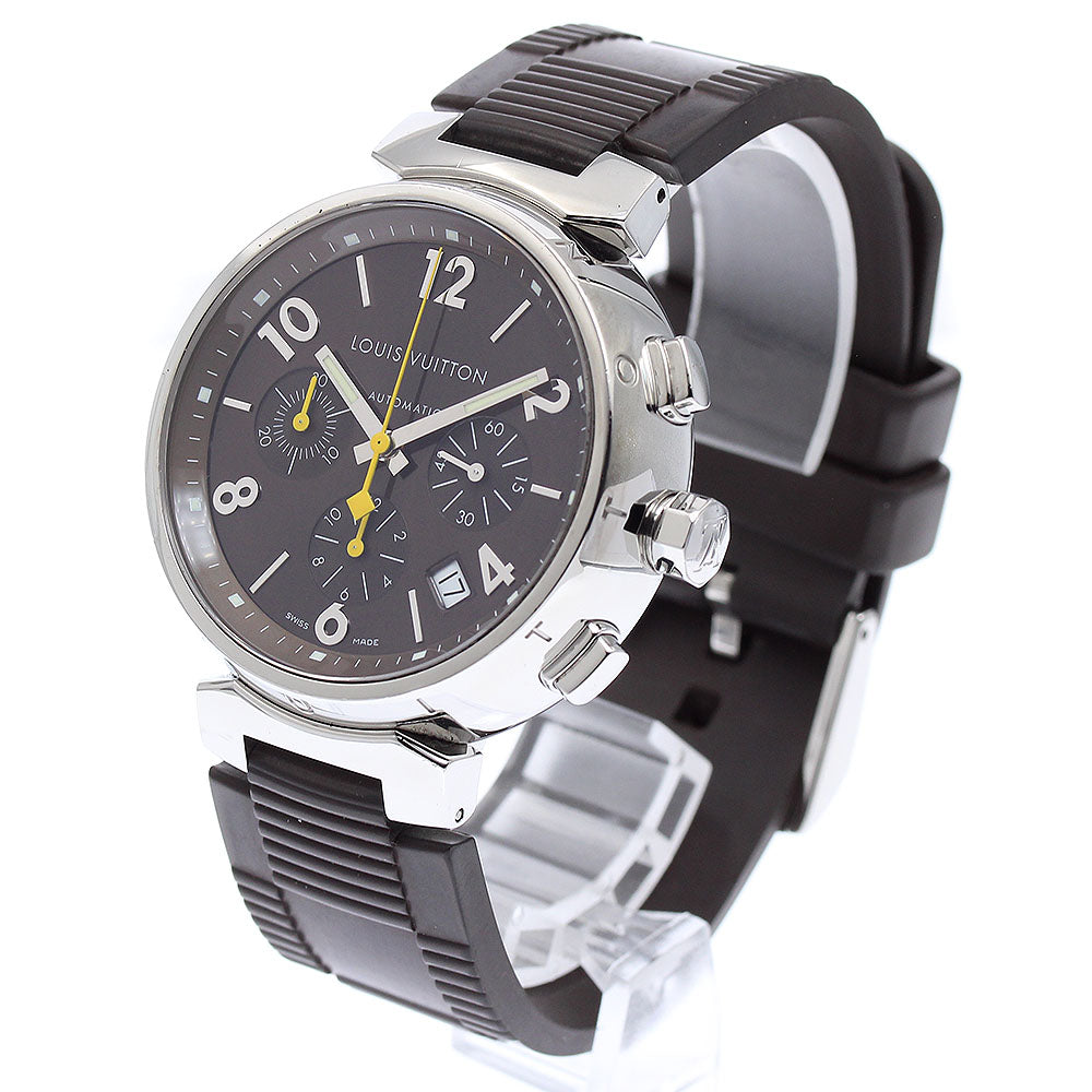 LOUIS VUITTON Tambour Q1121 Chronograph Brown Dial Automatic Men's Watch_867524