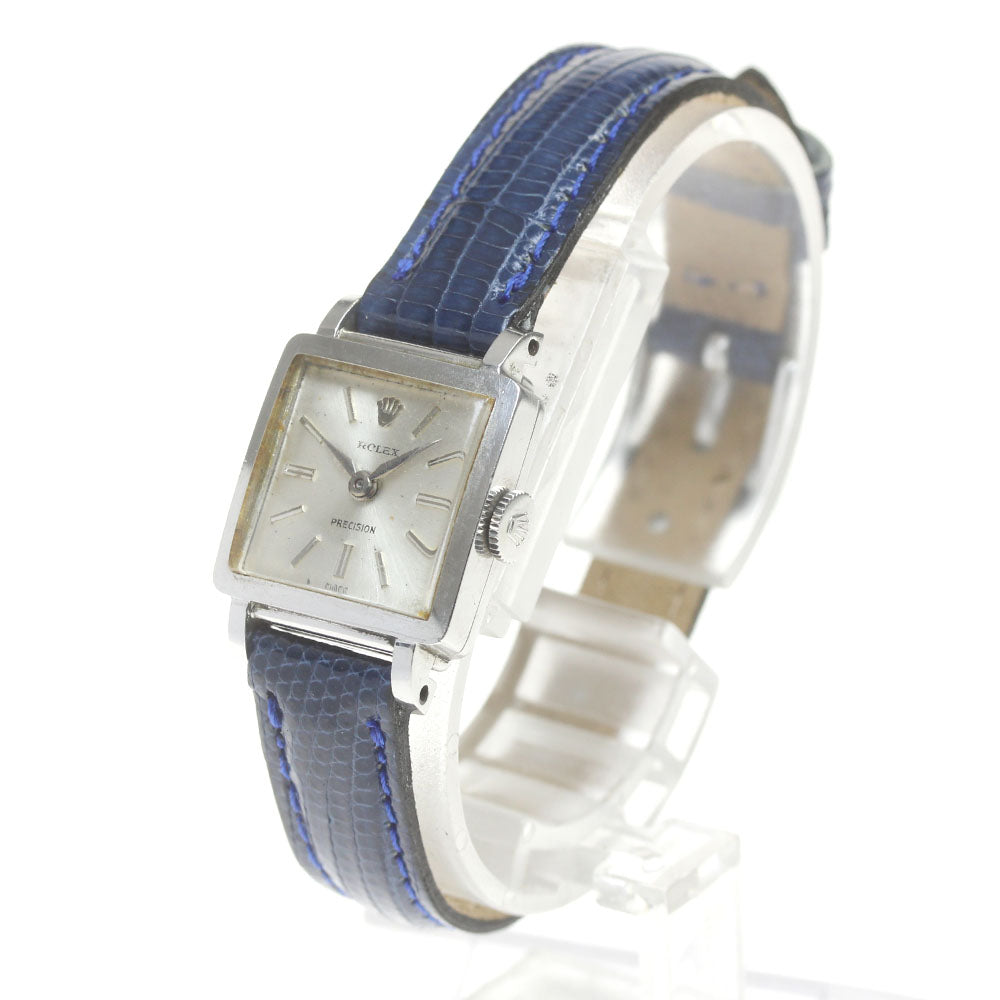 ROLEX Precision 3458 cal.130 vintage Silver Dial Hand Winding Ladies Watch_867526