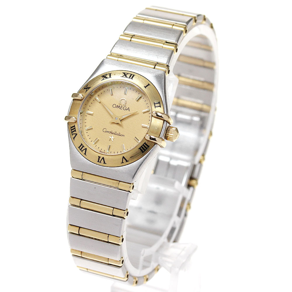 OMEGA Constellation 1262.10 Full bar Gold Dial Quartz Ladies Watch_867552