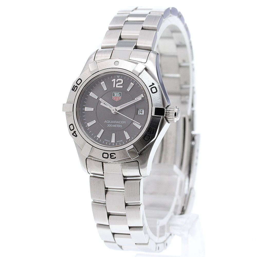 TAG HEUER Aquaracer WAF141E Date Gray Dial Quartz Ladies Watch_867608