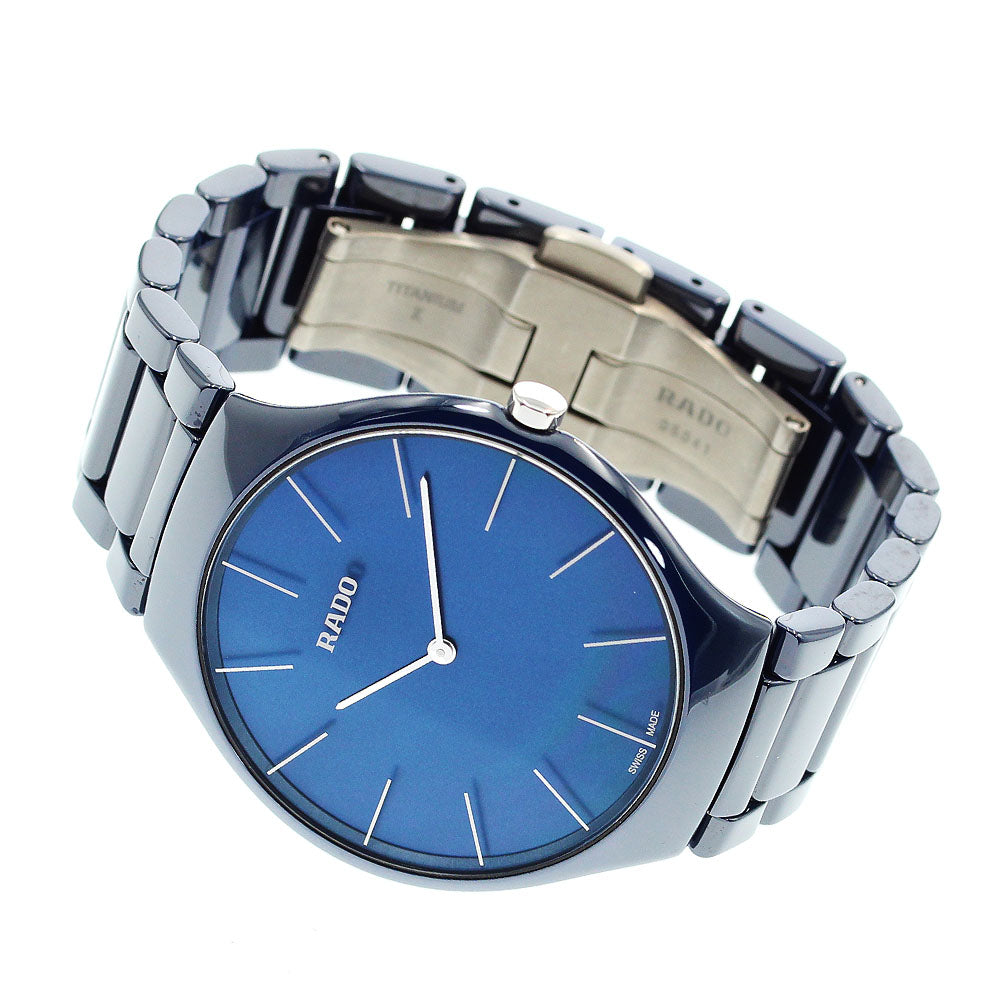 RADO True thin line R27005902 Blue shell Dial Quartz Men's Watch_867617