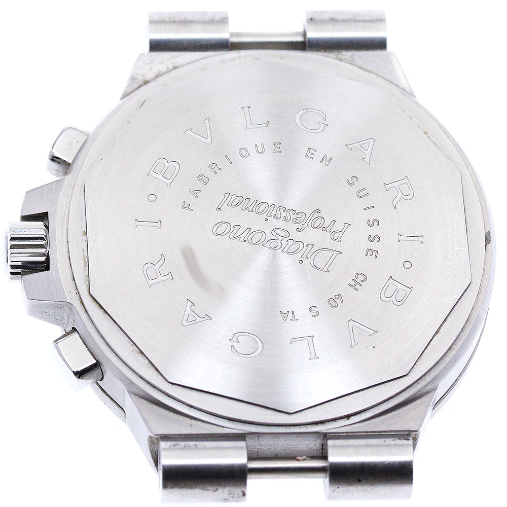 BVLGARI Diagono tachymetric CH40STA Chronograph Date black Dial Automatic Men's Watch_867622