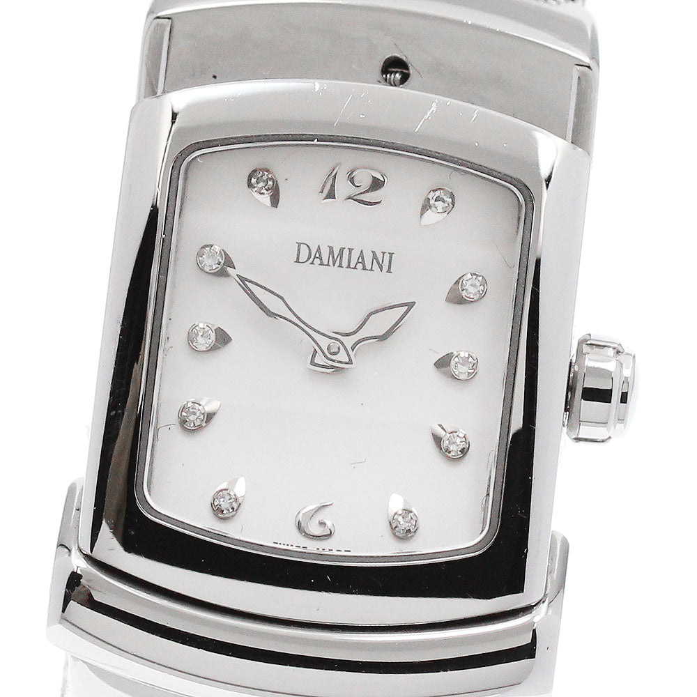 Damiani ego DD001ACCF 10P diamond Silver Dial Quartz Ladies Watch_867626