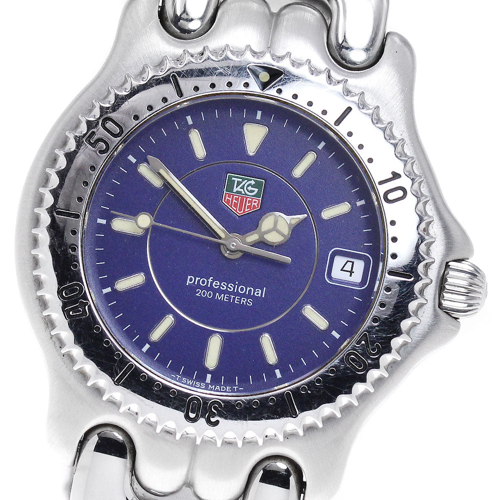 TAG HEUER S/el WG111A Date Navy Dial Quartz Men's Watch_867650