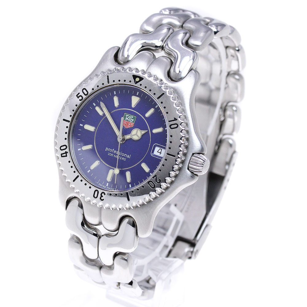 TAG HEUER S/el WG111A Date Navy Dial Quartz Men's Watch_867650