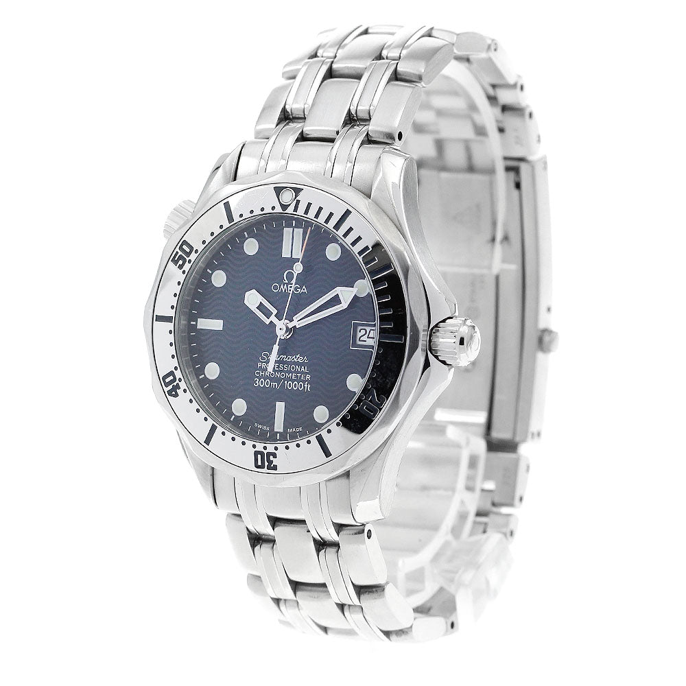 OMEGA Seamaster300m 2552.80 Date Navy Dial Automatic Boy's Watch_887673