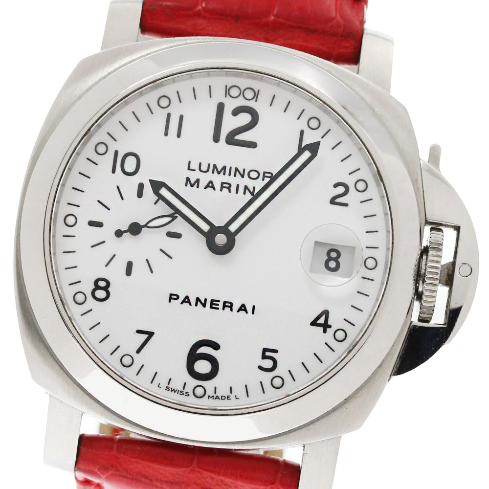 PANERAI Luminor Marina PAM00049 Small seconds white Dial Automatic Men's Watch_867685