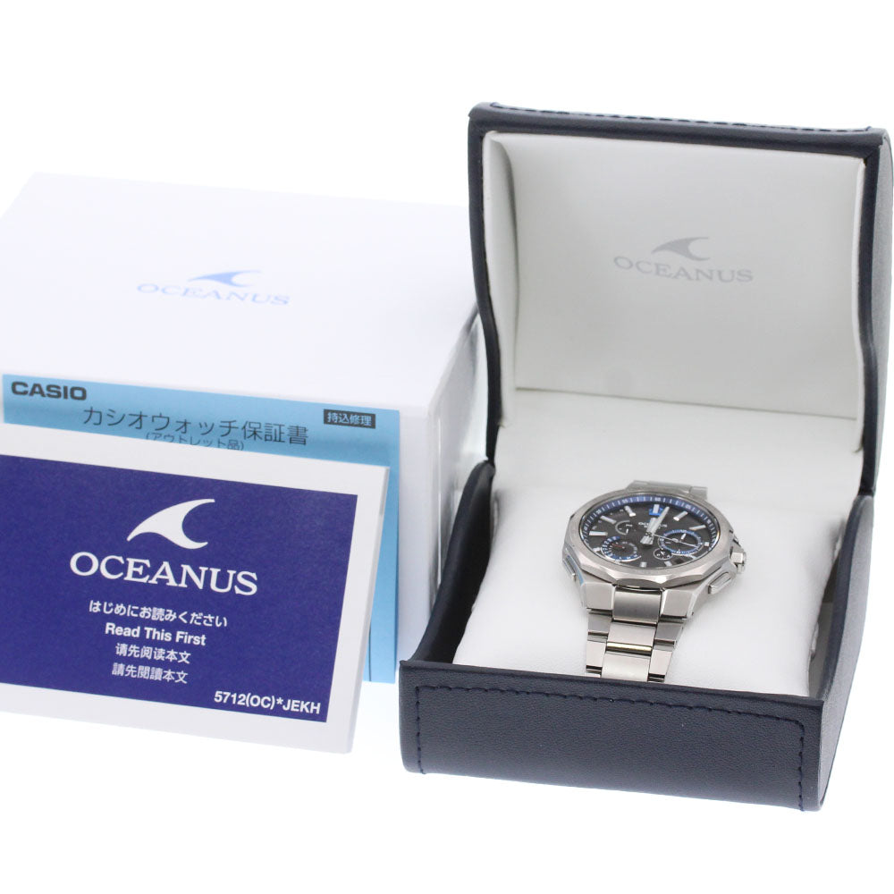 CASIO Oceanus Classic Line OCW-T6000-1AJF Solar Powered Radio Men's Watch_867728