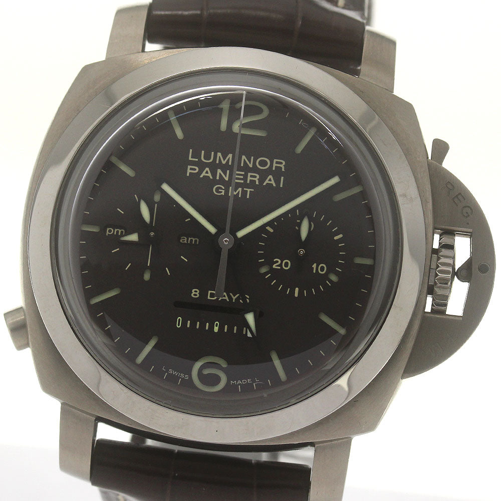 PANERAI Luminor 1950 Monople Sante PAM00311 8 Days GMT Chronograph Men's _867742