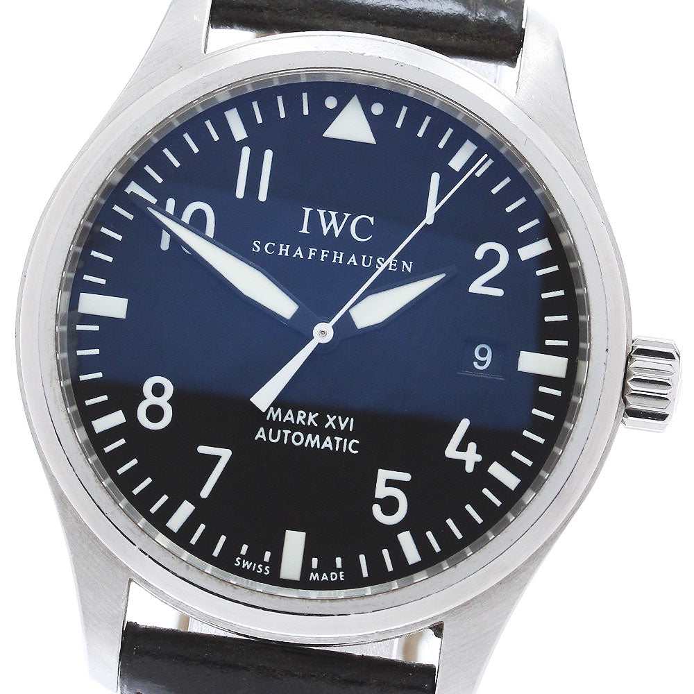 IWC SCHAFFHAUSEN Pilot's watch mark XVI IW325501 Date black Dial Automatic Men's Watch_867758