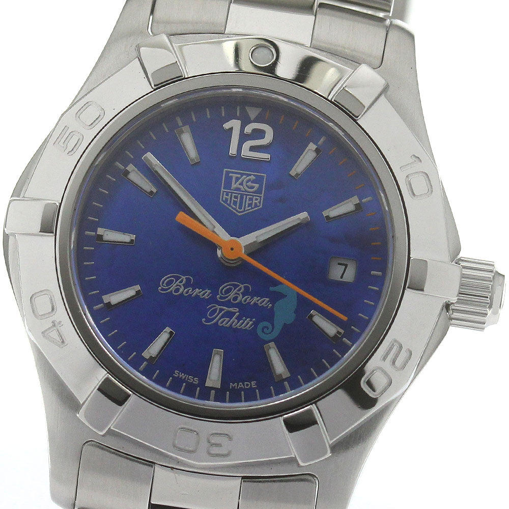 TAG HEUER Aquaracer Bora Bora WAF141N.BA0812 Tahiti limited model Blue shell Dial Quartz Ladies Watch_867760