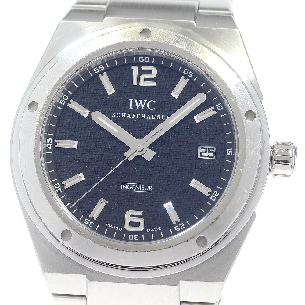 IWC SCHAFFHAUSEN Ingenieur IW322701 Date Black Dial Automatic Men's Watch_867777