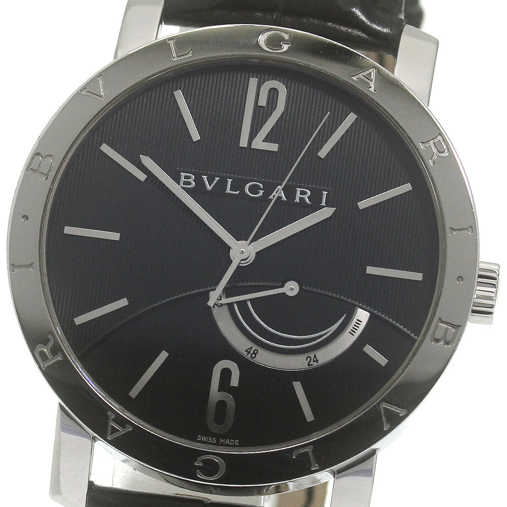 BVLGARI BVLGARIBVLGARI BB41SL Power reserve black Dial Hand Winding Men's Watch_867780