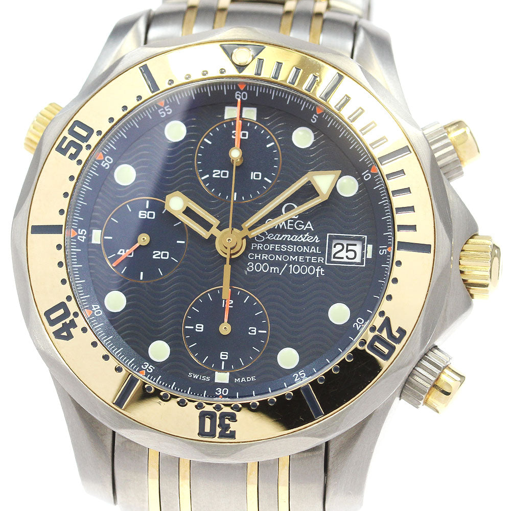 OMEGA Seamaster 300 Chronograph 2297.80 YG2 tone Automatic Men's Watch_867782