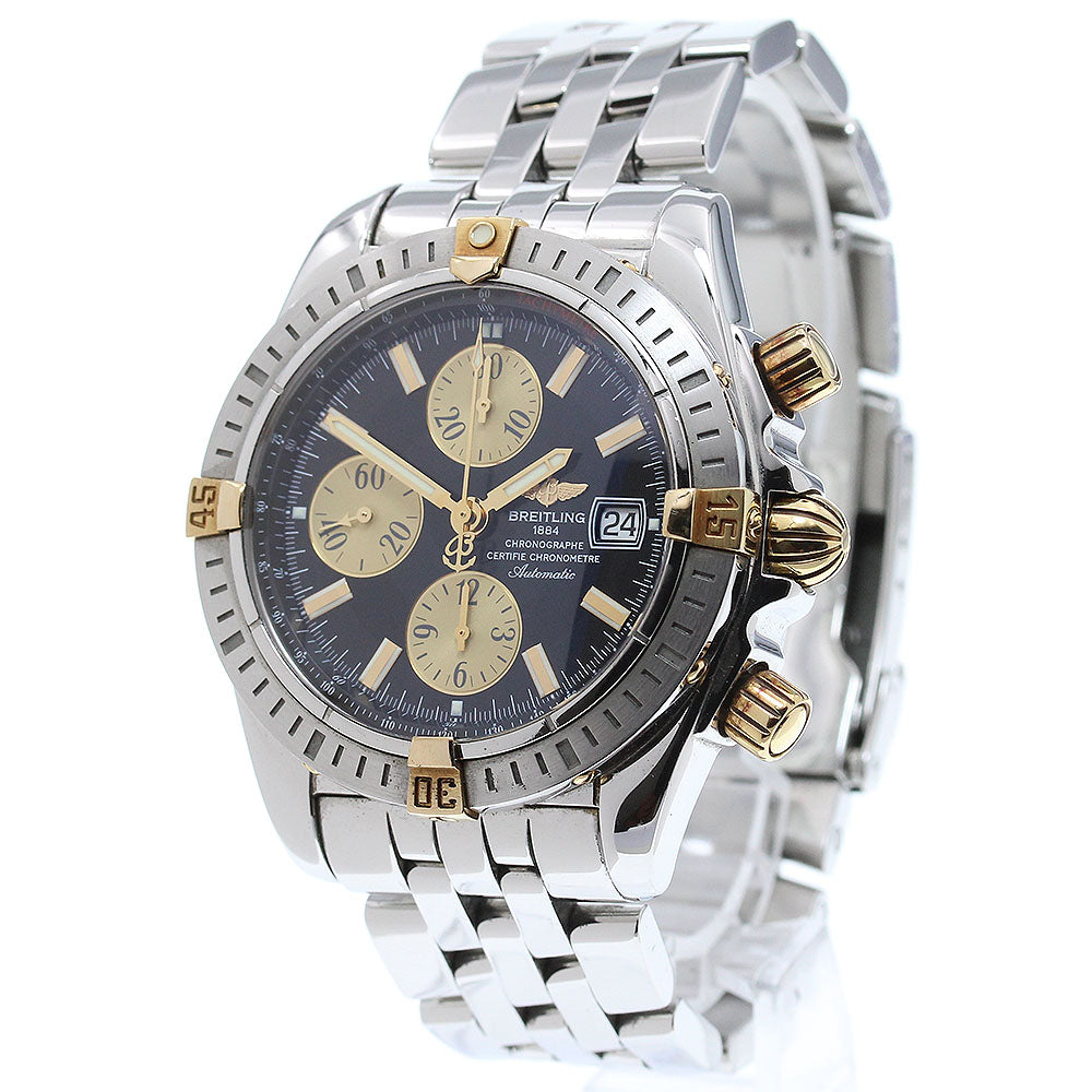 BREITLING Chronomat Evolution B13356 Black / gold Dial Automatic Men's_867797