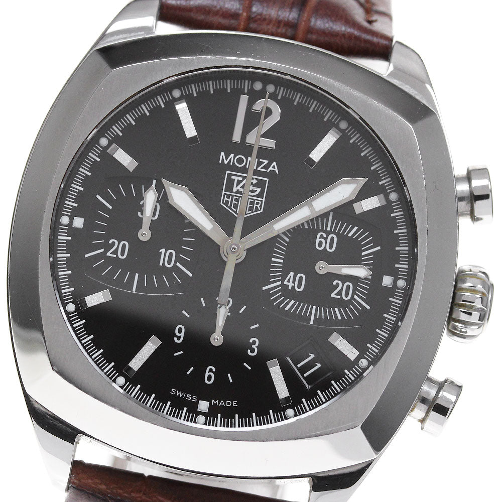 TAG HEUER Monza CR2113-0 Chronograph black Dial Automatic Men's Watch_867812