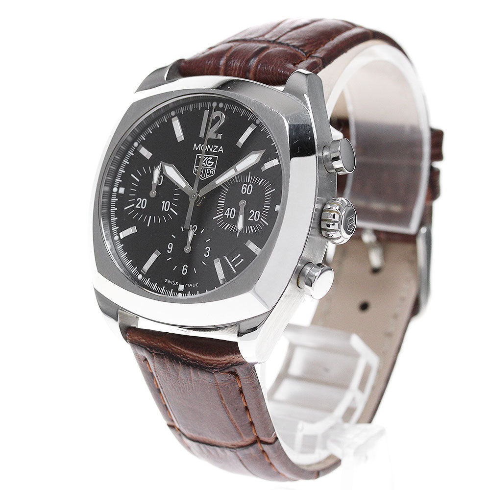 TAG HEUER Monza CR2113-0 Chronograph black Dial Automatic Men's Watch_867812
