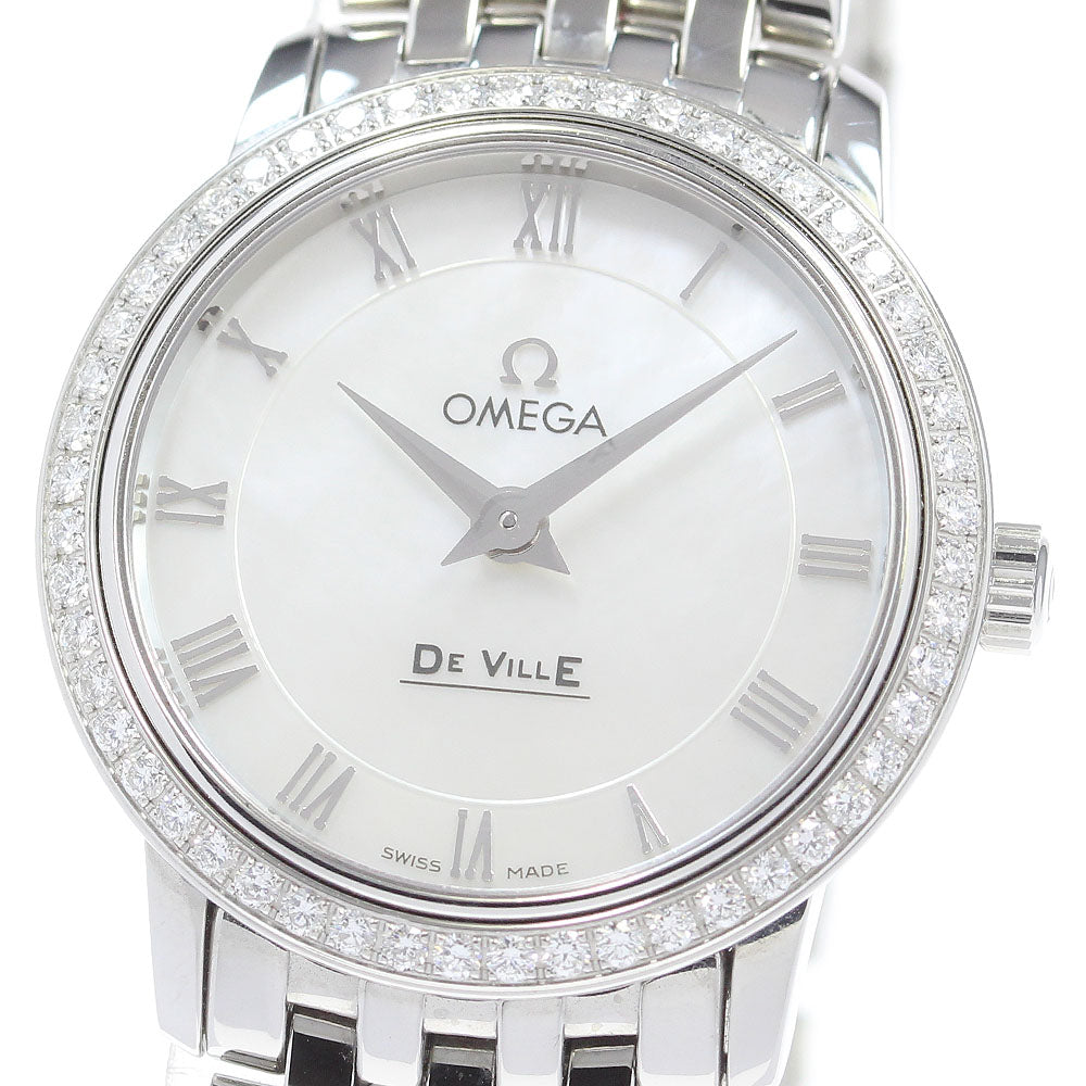 OMEGA De Ville Prestige 413.15.27.60.05.001 Diamond Bezel Quartz Ladies _867814