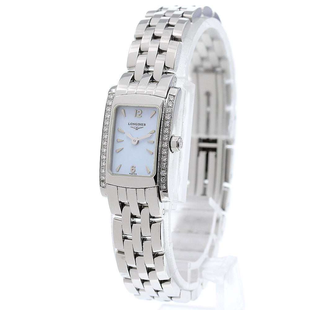 LONGINES Dolce Vita L5.158.0 Side diamond White shell Dial Quartz Ladies_867822