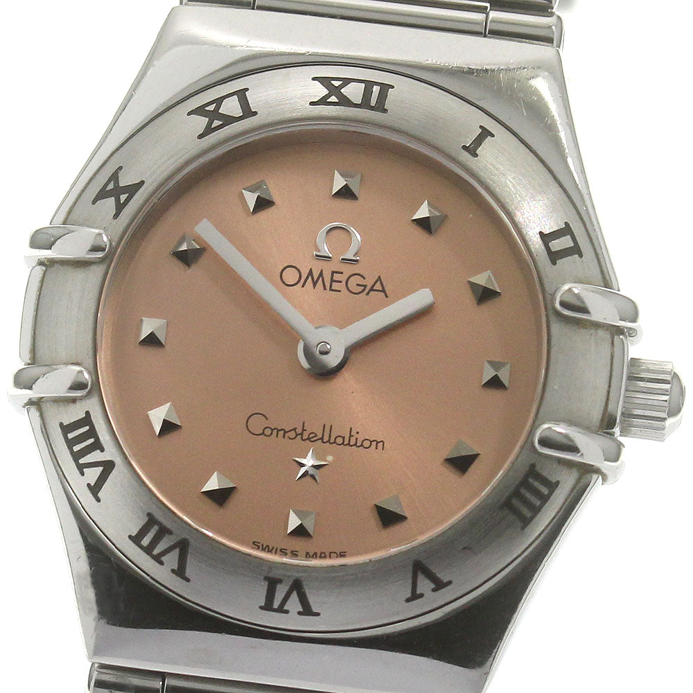 OMEGA Constellation Mini My Choice 1561.61 pink Dial Quartz Ladies Watch_867823