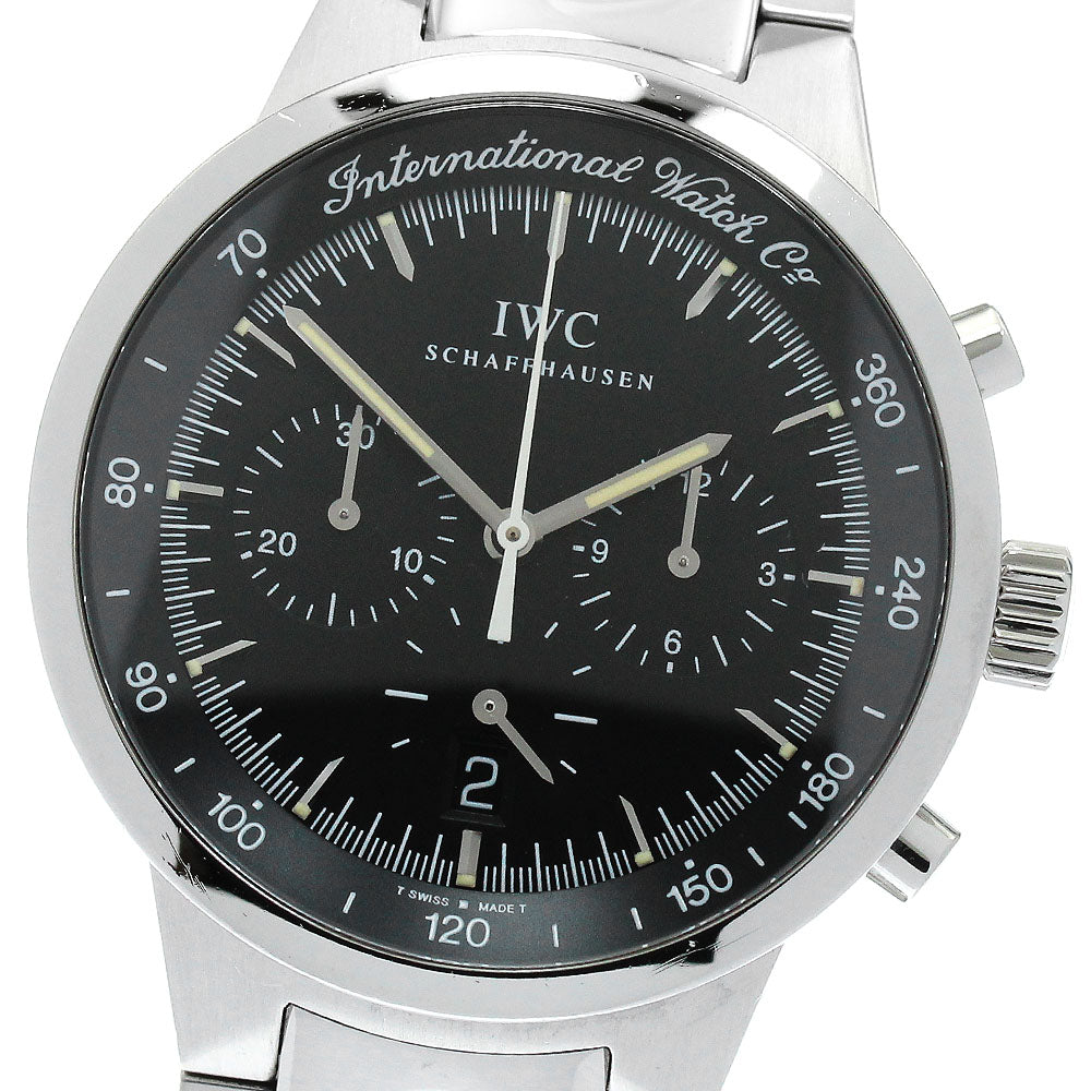 IWC SCHAFFHAUSEN GST IW372702 Chronograph black Dial Quartz Men's Watch_867830
