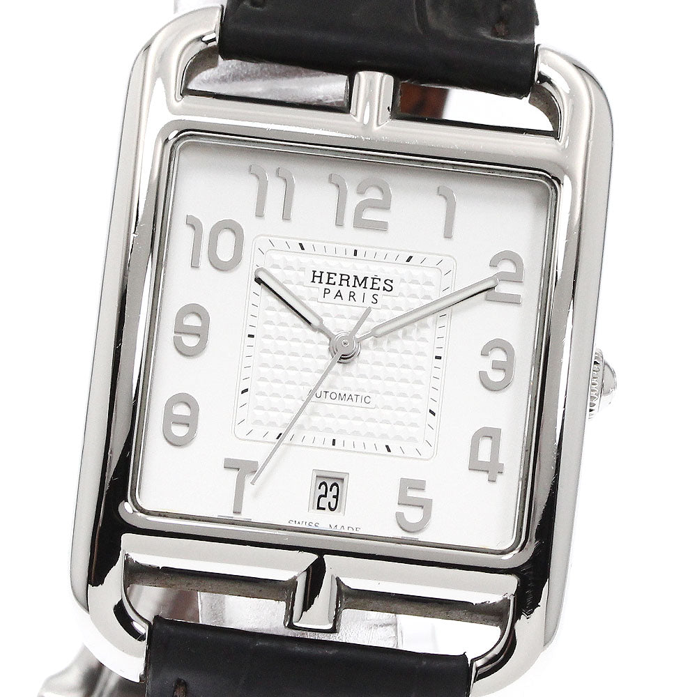 HERMES Cape Cod CD7.810 Date Silver Dial Automatic Men's Watch_867838