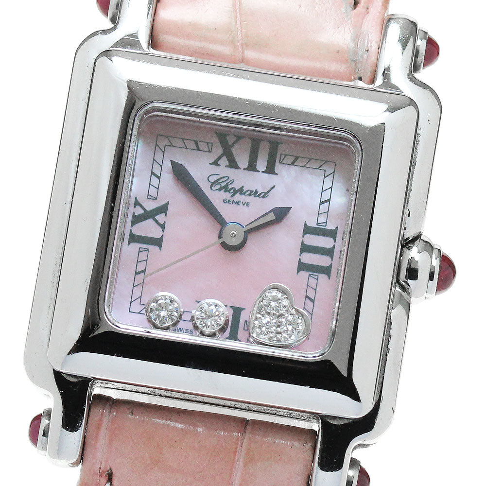 Chopard Happy sports 27/8892-21 3P diamond Pink shell Dial Quartz Ladies _867844
