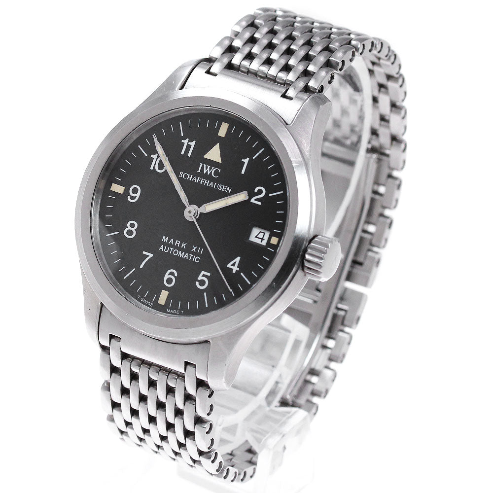 IWC SCHAFFHAUSEN Pilot Watch Mark XII IW324102 black Dial Automatic Men's_867853