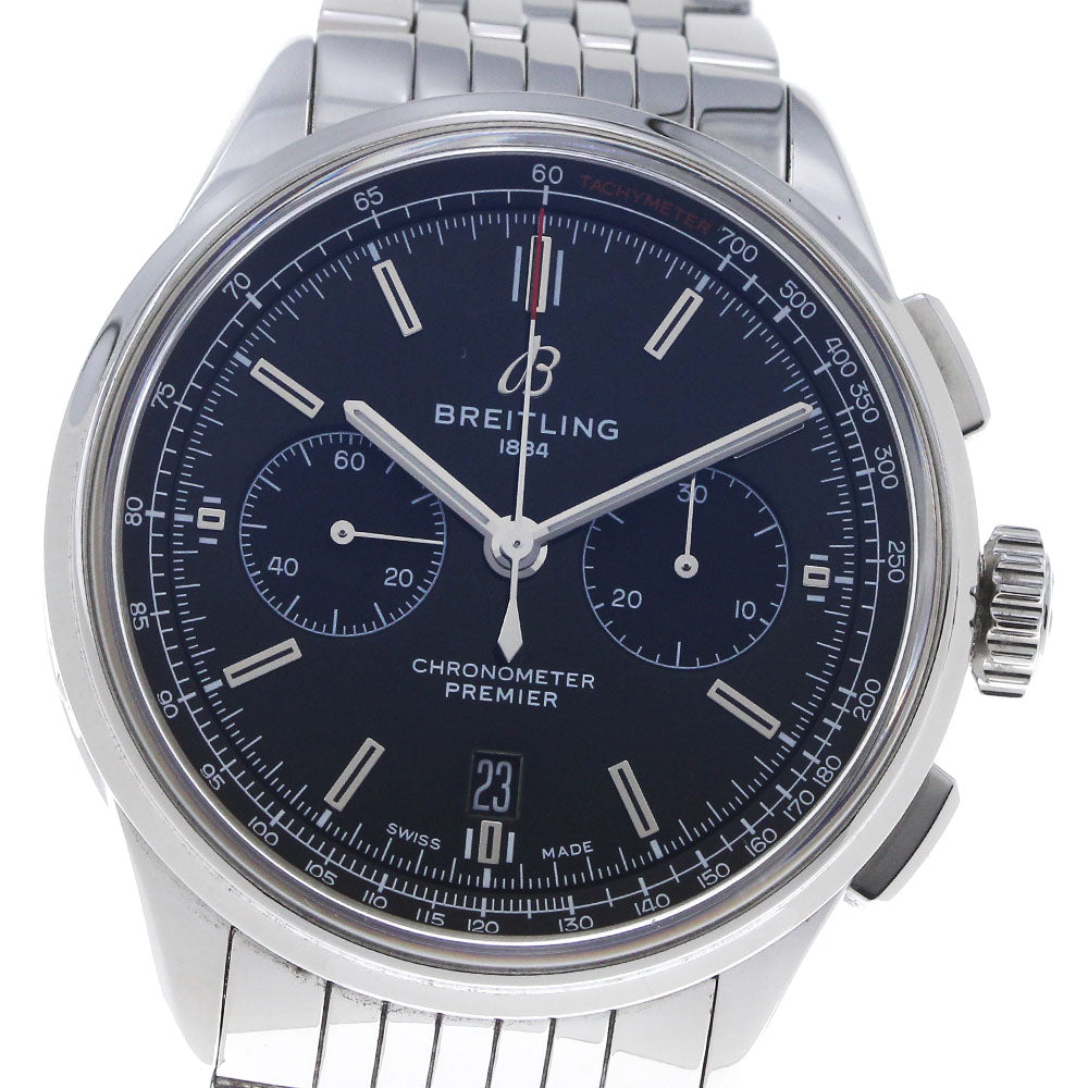 BREITLING Premier B01 AB0118 Chronograph green Dial Automatic Men's Watch_867854