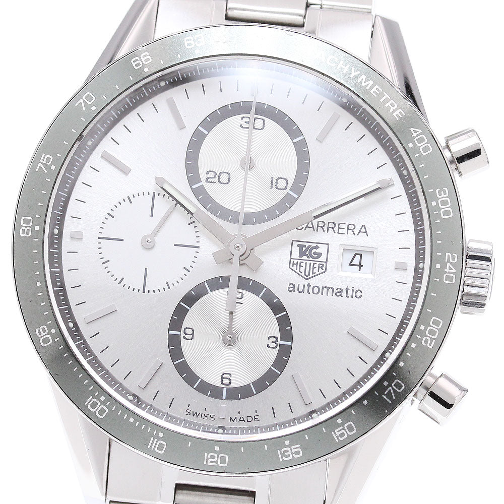 TAG HEUER Carrera CV2011 Chronograph Silver Dial Automatic Men's Watch_867864