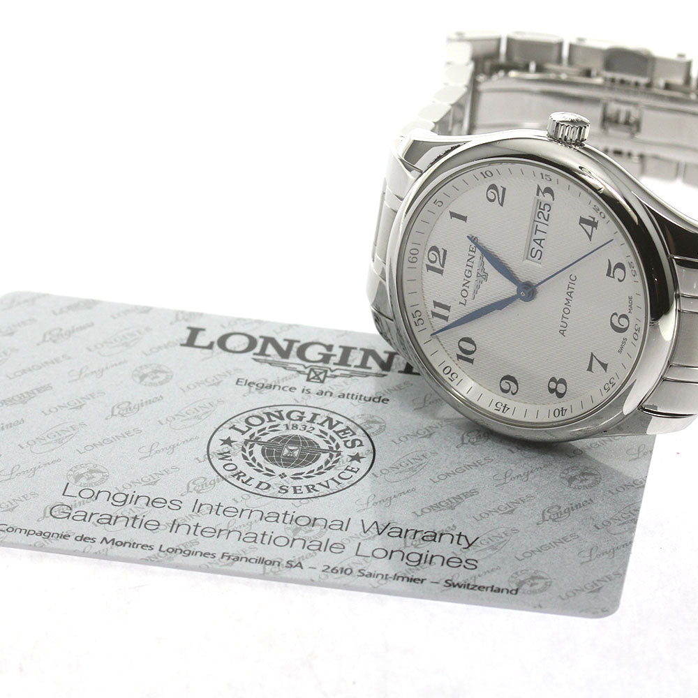LONGINES Master collection L2.755.4 Day date Silver Dial Automatic Men's_867877