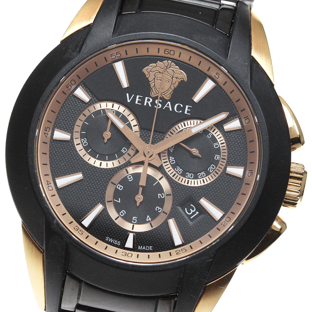 VERSACE character VEM800418 Chronograph black Dial Quartz Men's Watch_867910