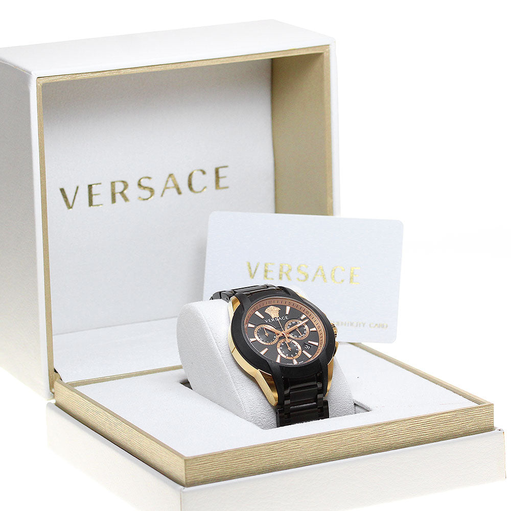 VERSACE character VEM800418 Chronograph black Dial Quartz Men's Watch_867910