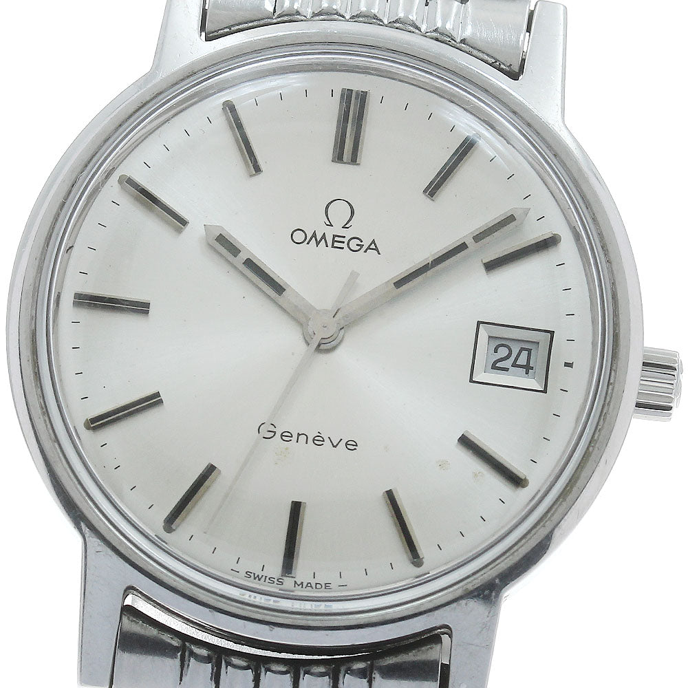 OMEGA Geneve 136.0099 Rice Breath Cal.1030 Silver Dial Hand Winding Men's_867915