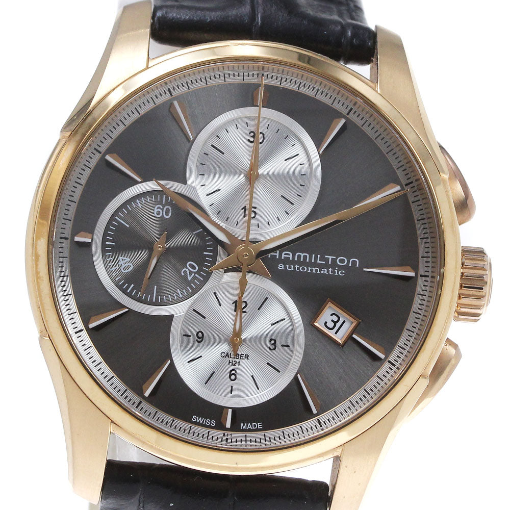 HAMILTON Jazz master H325460 Chronograph gray Dial Automatic Men's Watch_867923