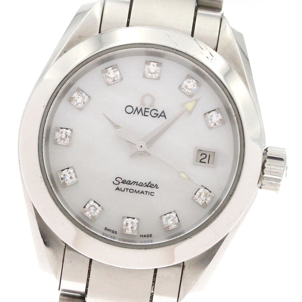 OMEGA Seamaster Aqua Terra 2563.75 11P diamond Automatic Ladies Watch_867925