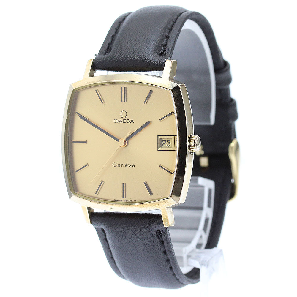 OMEGA Geneve 132.0052 Square Cal.1030 gold Dial Hand Winding Men's Watch_867926